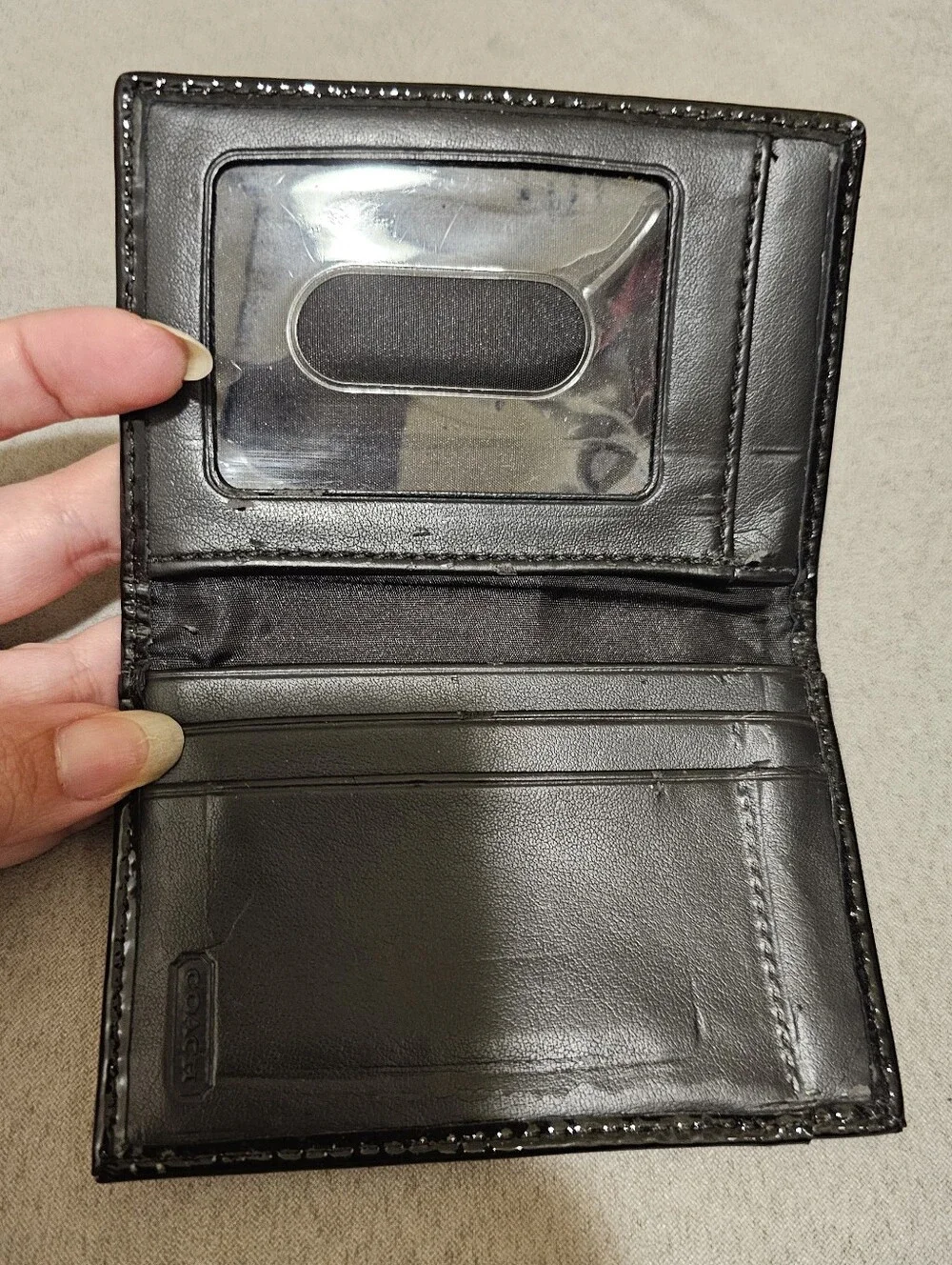 Coach card holder